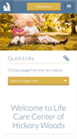 Mobile Screenshot of lifecarecenterofhickorywoods.com